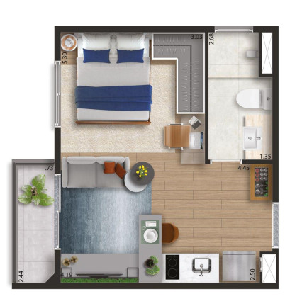 Imagem Apartamento com 1 Quarto à Venda, 28 m² em Vila Romana - São Paulo Imagem Apartamento com 1 Quarto à Venda, 28 m² em Vila Romana - São Paulo