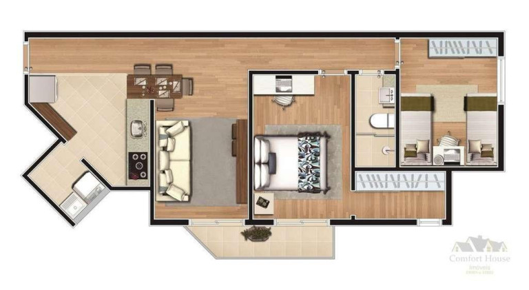 Imagem Apartamento com 2 Quartos à Venda, 59 m² em Casa Branca - Santo André Imagem Apartamento com 2 Quartos à Venda, 59 m² em Casa Branca - Santo André