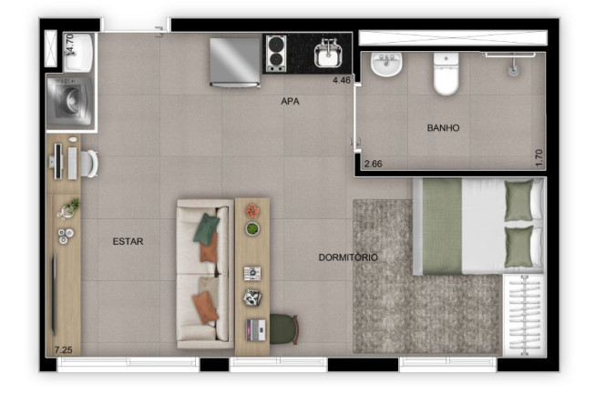 Imagem Apartamento com 2 Quartos à Venda, 38 m² em Mooca - São Paulo