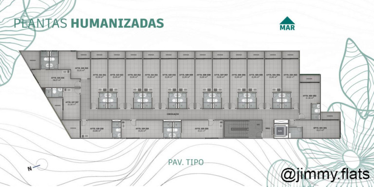 Imagem Apartamento com 1 Quarto à Venda, 21 m² em Centro, Porto De Galinhas - Ipojuca