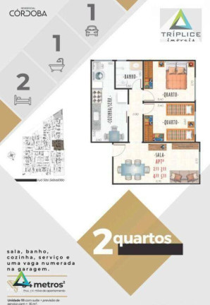 Imagem Apartamento com 2 Quartos à Venda, 47 m² em Santa Helena - Juiz De Fora