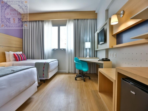 Imagem Flat com 1 Quarto à Venda, 25 m² em Pompéia - Santos Imagem Flat com 1 Quarto à Venda, 25 m² em Pompéia - Santos