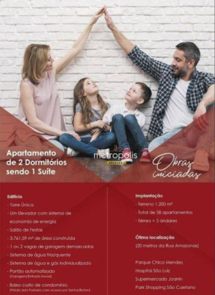 Imagem Apartamento com 2 Quartos para Alugar, 88 m² em Osvaldo Cruz - São Caetano Do Sul