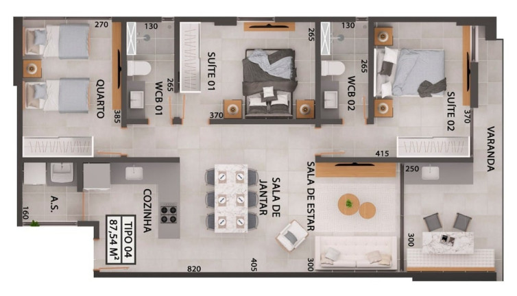 Imagem Apartamento com 2 Quartos à Venda, 68 m² em Jardim Oceania - João Pessoa