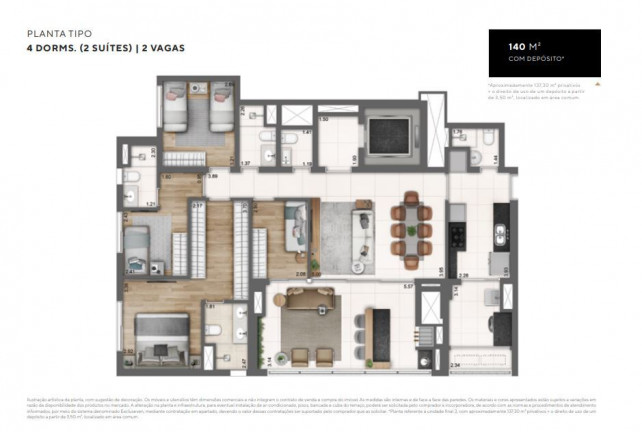 Imagem Apartamento com 4 Quartos à Venda, 190 m² em Perdizes - São Paulo