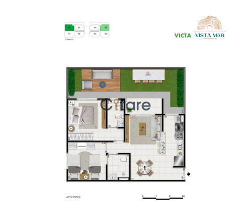 Imagem Apartamento com 2 Quartos à Venda,  em Praia Do Futuro Ii - Fortaleza