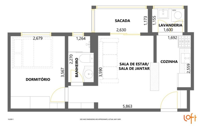 Imagem Apartamento com 1 Quarto à Venda, 40 m² em Sacomã - São Paulo