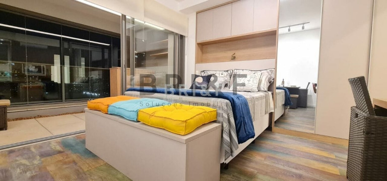 Imagem Apartamento com 1 Quarto para Alugar, 40 m² em Brooklin - São Paulo Imagem Apartamento com 1 Quarto para Alugar, 40 m² em Brooklin - São Paulo