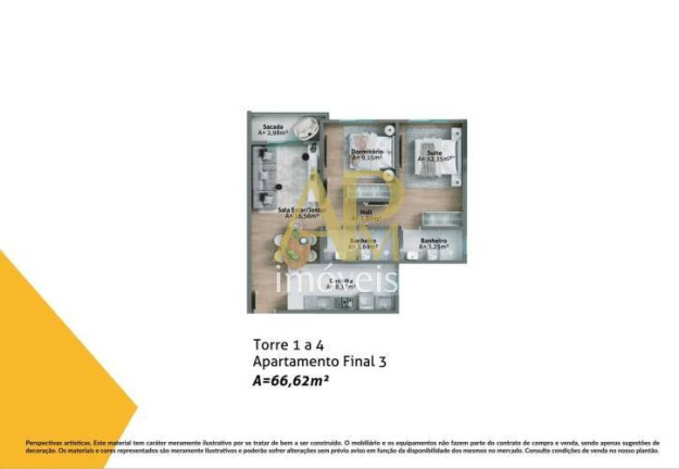Imagem Apartamento com 2 Quartos à Venda, 66 m² em Centro - Biguaçu Imagem Apartamento com 2 Quartos à Venda, 66 m² em Centro - Biguaçu