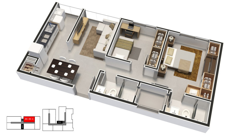 Imagem Apartamento com 2 Quartos à Venda, 57 m² em Americano - Lajeado