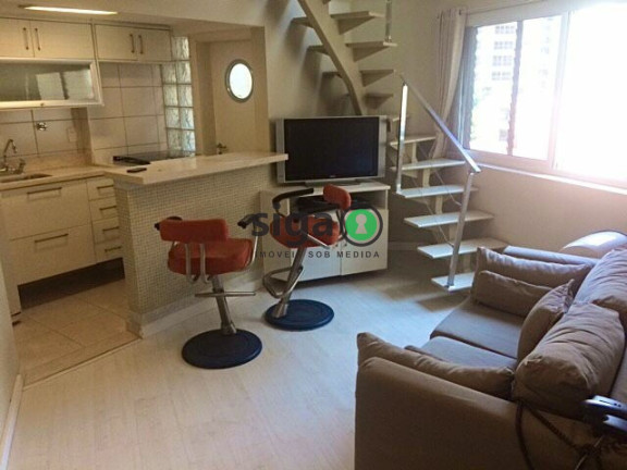 Apartamento com 1 Quarto à Venda ou Locação, 45 m² em Vila Nova Conceição - São Paulo