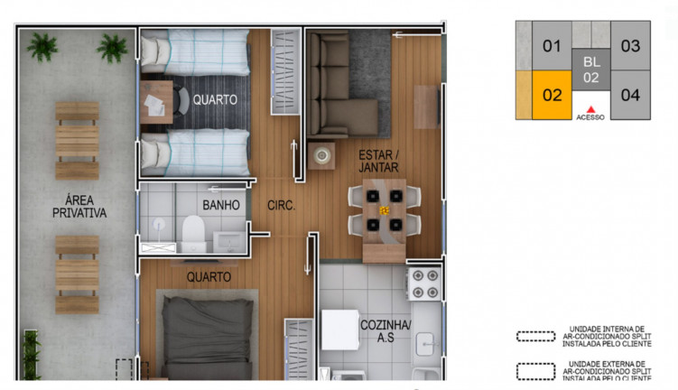 Imagem Imóvel com 1 Quarto à Venda, 40 m² em Restinga - Porto Alegre Imagem Imóvel com 1 Quarto à Venda, 40 m² em Restinga - Porto Alegre