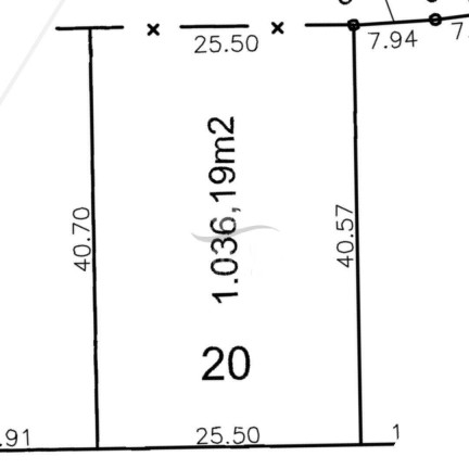 Terreno à Venda, 1.036 m² em Centro - Cabreúva