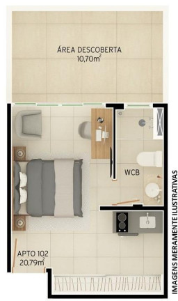 Imagem Apartamento com 1 Quarto à Venda, 24 m² em Intermares - Cabedelo Imagem Apartamento com 1 Quarto à Venda, 24 m² em Intermares - Cabedelo