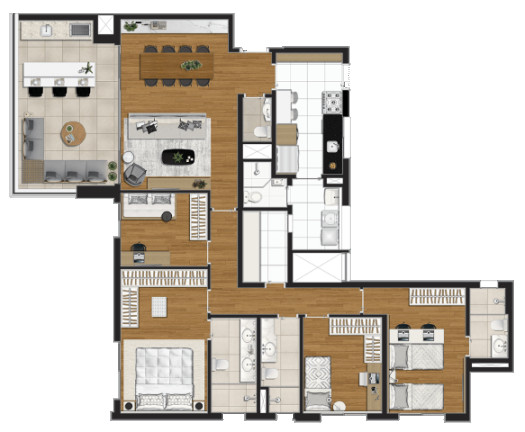 Imagem Apartamento com 4 Quartos à Venda, 179 m² em Mooca - São Paulo Imagem Apartamento com 4 Quartos à Venda, 179 m² em Mooca - São Paulo