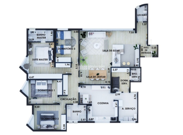 Imagem Apartamento com 4 Quartos à Venda, 202 m² em Vila Nova Conceição - São Paulo