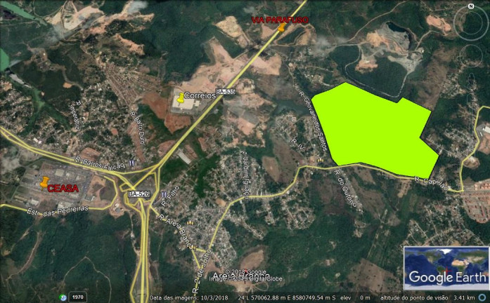 Terreno à Venda, 700.000 m² em Areia Branca - Lauro De Freitas