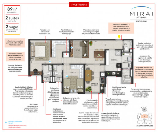 Imagem Apartamento com 2 Quartos à Venda, 113 m² em Alvinópolis - Atibaia