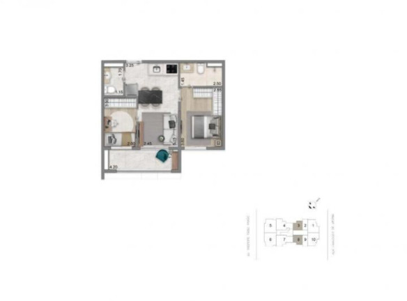 Imagem Imóvel com 1 Quarto à Venda, 32 m² em Jardim Vila Mariana - São Paulo Imagem Imóvel com 1 Quarto à Venda, 32 m² em Jardim Vila Mariana - São Paulo