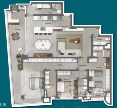 Imagem Apartamento com 3 Quartos à Venda, 25.349 m² em Cacupé - Florianópolis