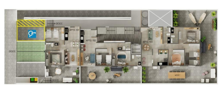 Imagem Cobertura com 3 Quartos à Venda, 127 m² em Bancários - João Pessoa Imagem Cobertura com 3 Quartos à Venda, 127 m² em Bancários - João Pessoa