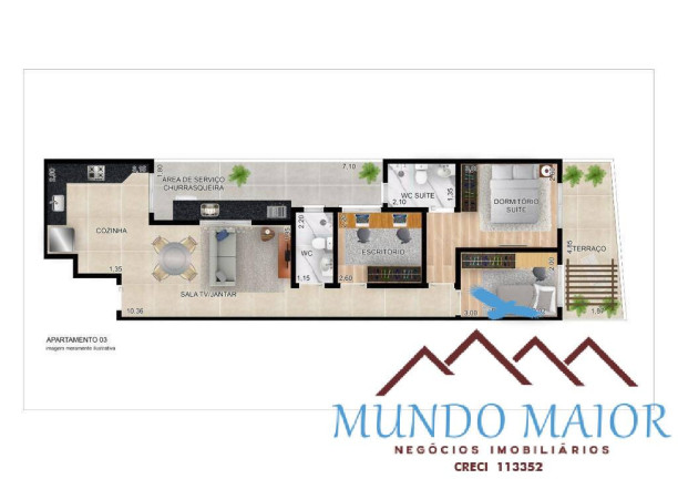 Imagem Cobertura com 3 Quartos à Venda, 126 m² em Jardim - Santo André Imagem Cobertura com 3 Quartos à Venda, 126 m² em Jardim - Santo André