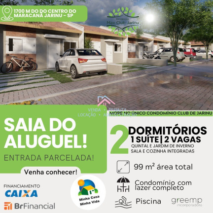 Imagem Casa com 2 Quartos à Venda, 54 m² em Maracanã - Jarinu