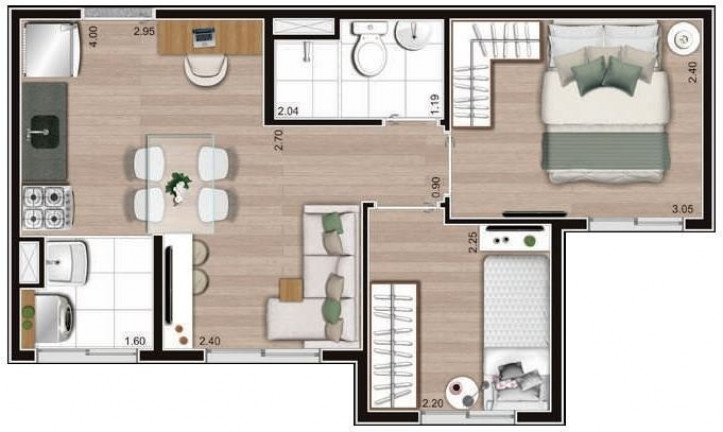 Imagem Imóvel com 2 Quartos à Venda, 35 m² em Pedreira - São Paulo