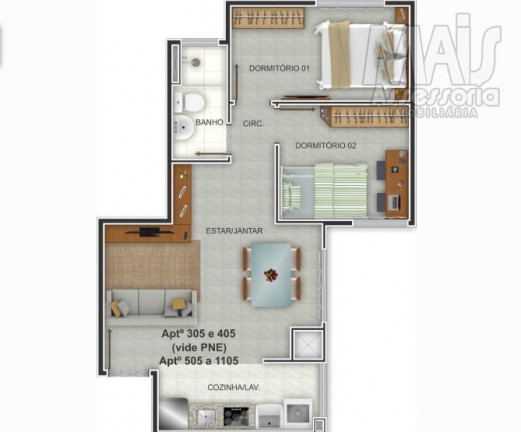 Imagem Apartamento com 2 Quartos à Venda, 54 m² em Guarani - Novo Hamburgo Imagem Apartamento com 2 Quartos à Venda, 54 m² em Guarani - Novo Hamburgo
