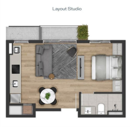 Imagem Imóvel com 1 Quarto à Venda, 45 m² em Jardim Botânico - Porto Alegre