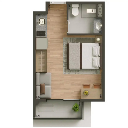 Imagem Apartamento com 1 Quarto à Venda, 28 m² em Pinheiros - São Paulo Imagem Apartamento com 1 Quarto à Venda, 28 m² em Pinheiros - São Paulo