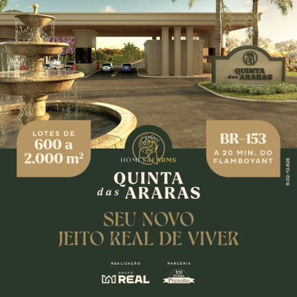 Imagem Terreno à Venda, 600 m² em Br 153 - Hidrolandia Imagem Terreno à Venda, 600 m² em Br 153 - Hidrolandia