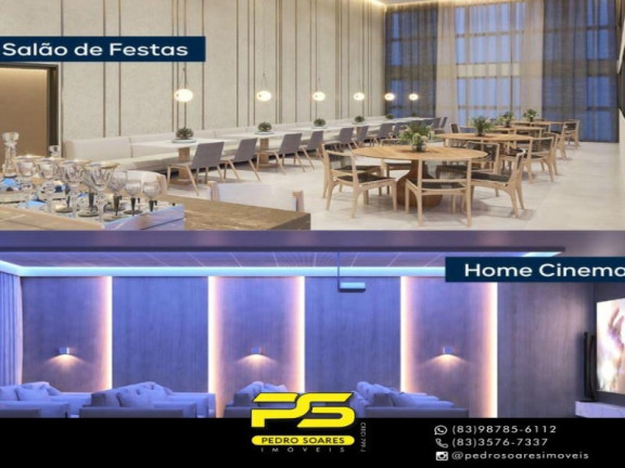 Imagem Apartamento com 2 Quartos à Venda, 62 m² em Brisamar - João Pessoa