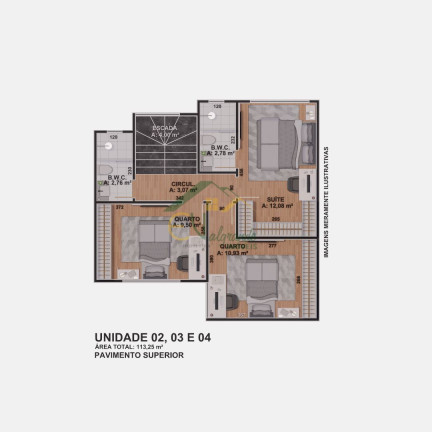 Imagem Casa de Condomínio com 3 Quartos à Venda, 113 m² em Portão - Curitiba Imagem Casa de Condomínio com 3 Quartos à Venda, 113 m² em Portão - Curitiba