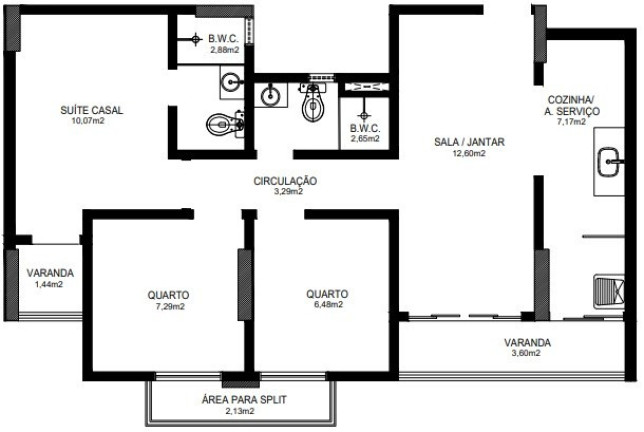 Imagem Apartamento com 3 Quartos à Venda,  em Ilhotas - Teresina