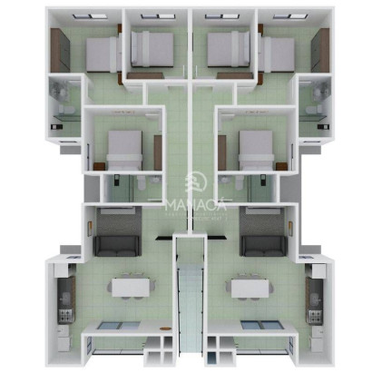 Imagem Apartamento com 3 Quartos à Venda, 74 m² em Itajuba - Barra Velha