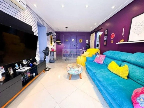 Imagem Apartamento com 3 Quartos à Venda, 94 m² em Encruzilhada - Santos Imagem Apartamento com 3 Quartos à Venda, 94 m² em Encruzilhada - Santos