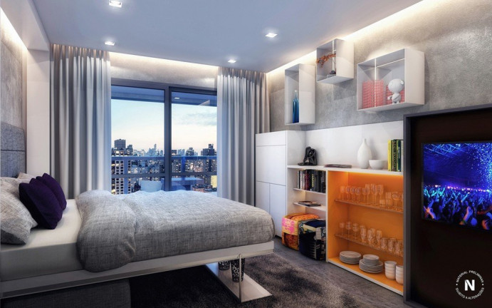 Imagem Studio com 1 Quarto à Venda, 45 m² em Brooklin Paulista - São Paulo Imagem Studio com 1 Quarto à Venda, 45 m² em Brooklin Paulista - São Paulo