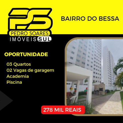 Apartamento com 3 Quartos à Venda, 75 m² em Jardim São Paulo - João Pessoa