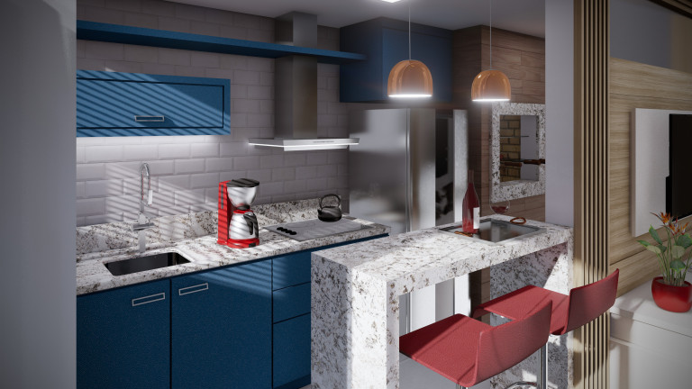 Apartamento com 1 Quarto à Venda, 55 m² em Centro - Canela