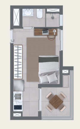 Imagem Apartamento com 1 Quarto à Venda, 35 m² em Vila Mariana - São Paulo