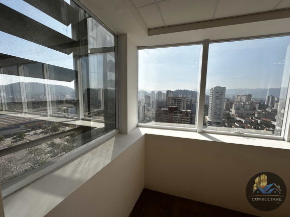 Imagem Sala Comercial para Alugar, 169 m² em Gonzaga - Santos Imagem Sala Comercial para Alugar, 169 m² em Gonzaga - Santos