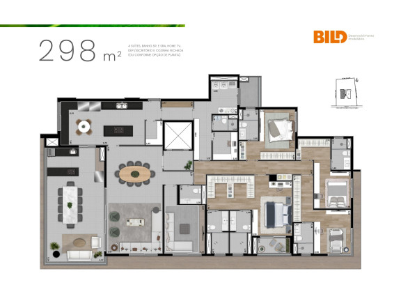 Imagem Imóvel com 4 Quartos à Venda, 298 m² em Jardim Olhos Dagua - Ribeirão Preto