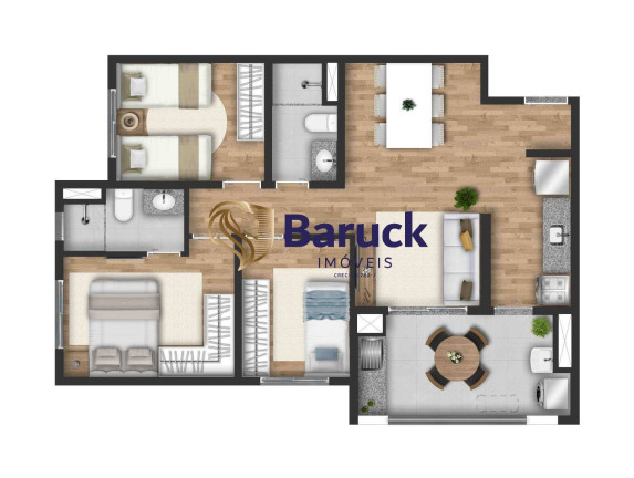 Imagem Apartamento com 3 Quartos à Venda,  em Santo Amaro - São Paulo