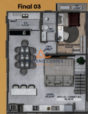 Imagem Imóvel com 3 Quartos à Venda, 101 m² em Meia Praia - Navegantes Imagem Imóvel com 3 Quartos à Venda, 101 m² em Meia Praia - Navegantes