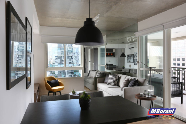 Imagem Apartamento com 1 Quarto para Alugar, 63 m² em Cidade Monções - São Paulo Imagem Apartamento com 1 Quarto para Alugar, 63 m² em Cidade Monções - São Paulo
