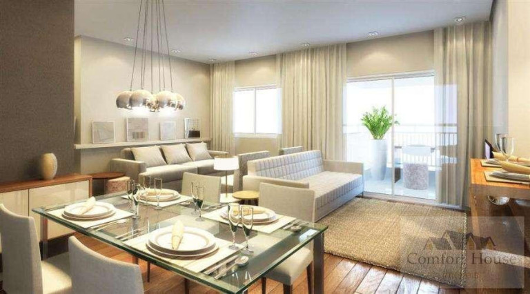 Imagem Apartamento com 2 Quartos à Venda, 63 m² em Campestre - Santo André