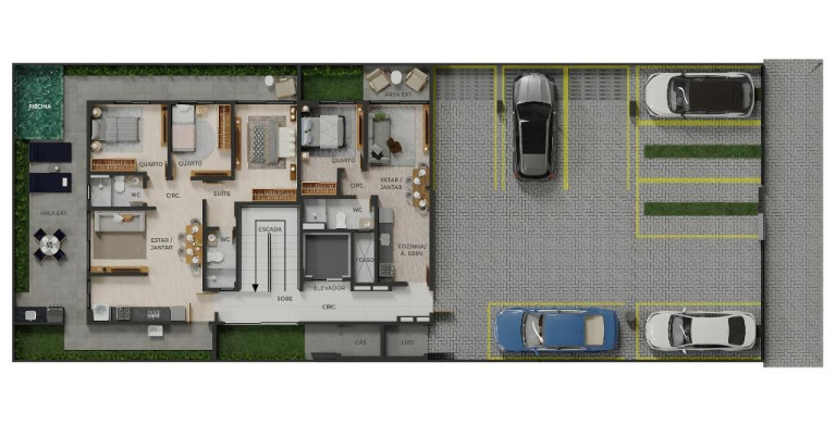 Imagem Apartamento com 2 Quartos à Venda, 56 m² em Bessa - João Pessoa Imagem Apartamento com 2 Quartos à Venda, 56 m² em Bessa - João Pessoa