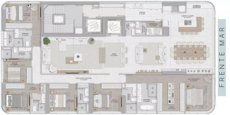 Imagem Apartamento com 6 Quartos à Venda, 275 m² em Centro - Balneário Camboriú Imagem Apartamento com 6 Quartos à Venda, 275 m² em Centro - Balneário Camboriú