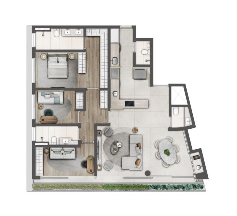 Imagem Cobertura com 2 Quartos à Venda, 265 m² em Santa Cecília - São Paulo